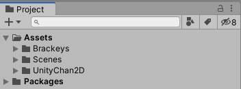 素材インポート後
